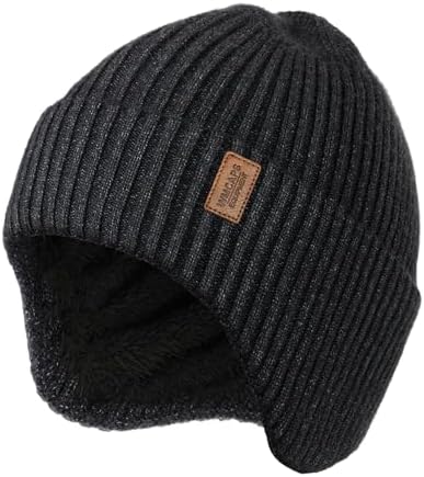 Spyder Knitted Mens Beanie - 1 Pack/2 Pack Cozy Rib Knit Beanie
